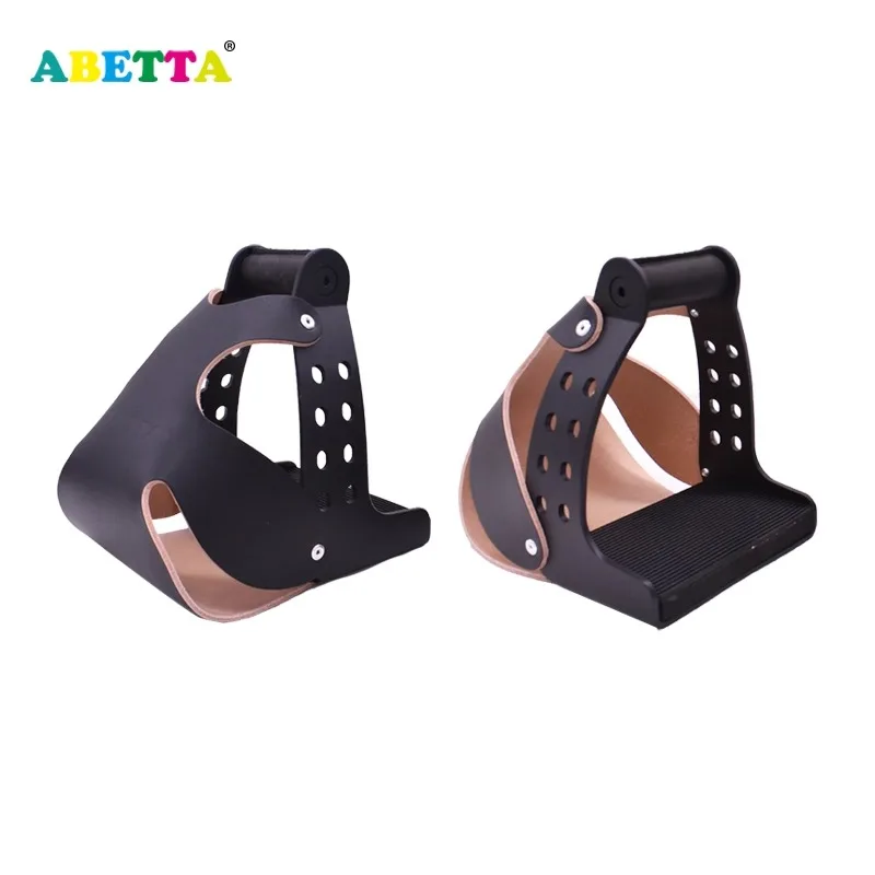 

Western safety stirrups Leather anti-release stirrup