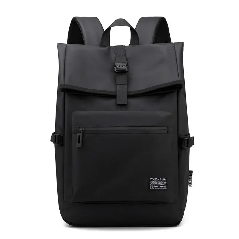 Mochila leve para laptop masculina, bolsa de viagem casual simples, grande bolsa de estudante fácil de transportar, 15,6 ", nova, 2020