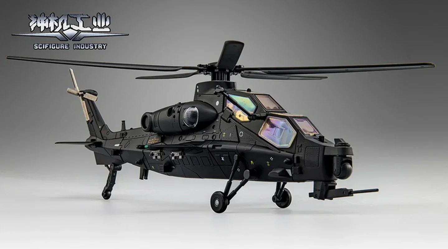 CS02 WZ-10 transformación Industrial helicóptero Shenji figura de acción de aleación juguete colección regalo