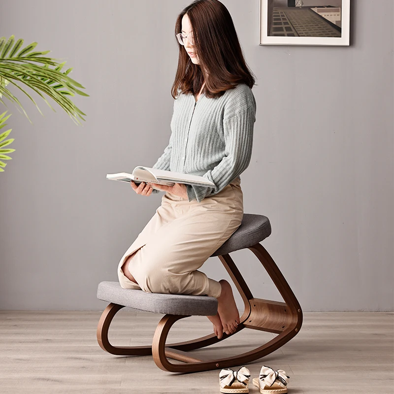 Ergonomic Computer Chair Comfortable Staff Office Chair Solid Wood Children Learning Chair Sitting Posture Correction 사무용의자