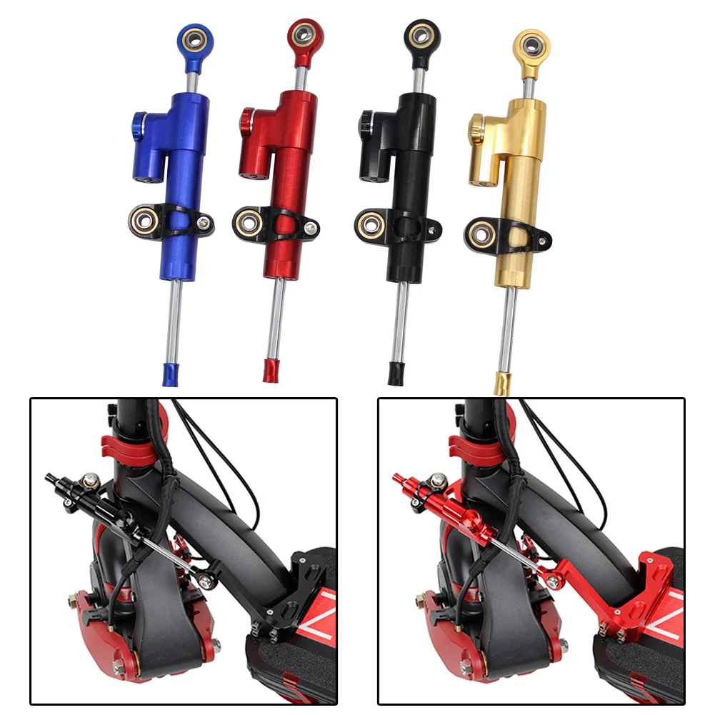 Steering For Stabilizer Damper For Zero For VSETT 10+ Electric Scooter Shock Absorber Metal Adjustable Front Wheel Stability Con