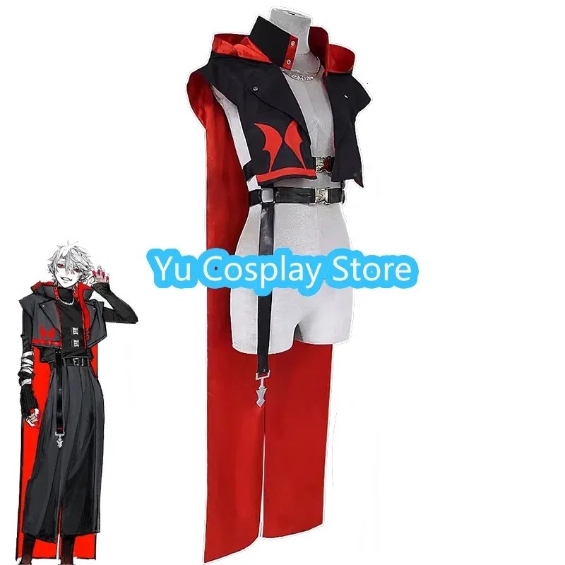 

Kuzuha Cosplay Costume Vtuber Cosplay Suit Fancy Red Cloak Halloween Carnival Uniforms Anime Clothing Custom Made