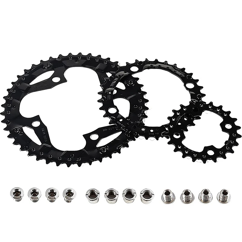 

.BUCKLOS Bicycle 104BCD Chainring 3x9S 22T/32T/44T Mountain Bike Chain Ring Durable 104/64BCD Triple Chainring Set Cycling Parts