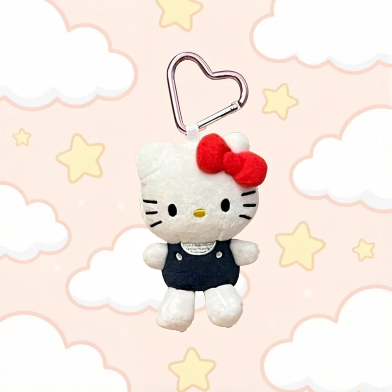 

Плюшевый брелок Hello Kitty, мягкая игрушка, кукла, милый подарок для девочки, праздничный подарок, подарок для девочки, кошка КТ, украшение для сумки