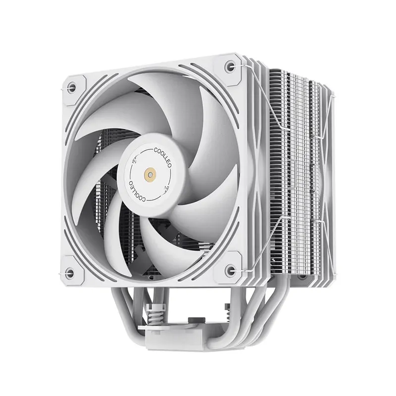 

High-Speed White Computer Case Air Cooler 6 Heat Pipes New Intel 4Pin Connector PWM Speed CPU Cooling Fan