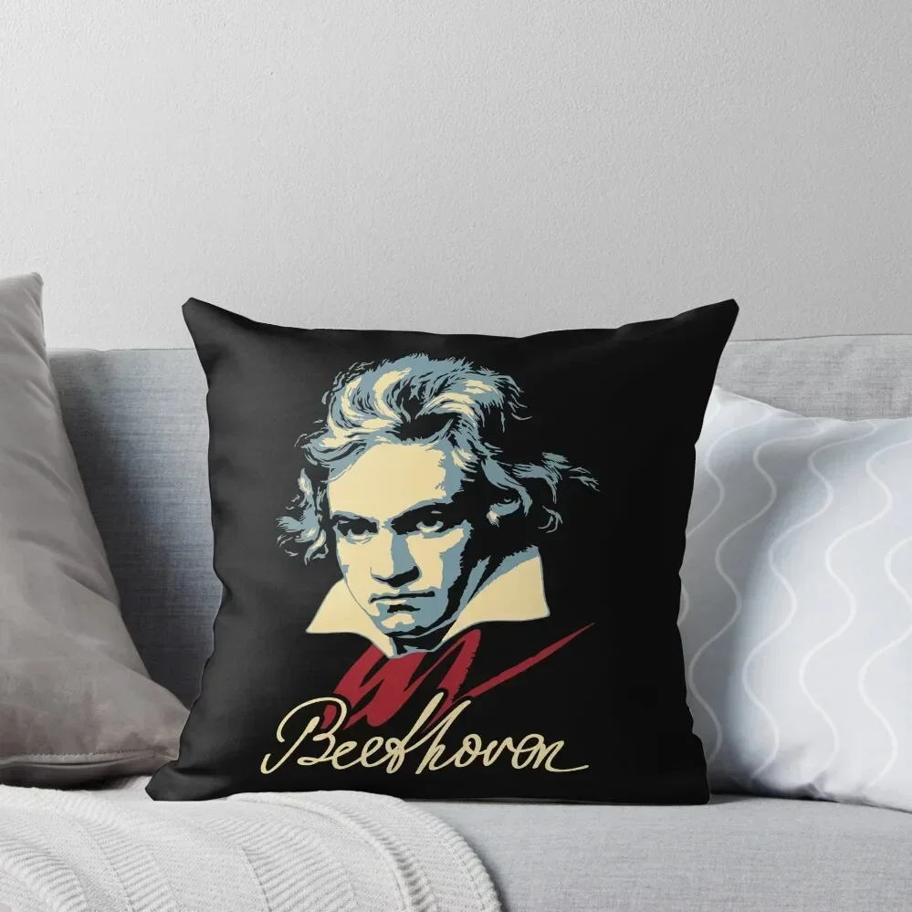 

Beethoven Throw Pillow Sofa Cushions Covers Sitting Cushion christmas ornaments 2025 pillow