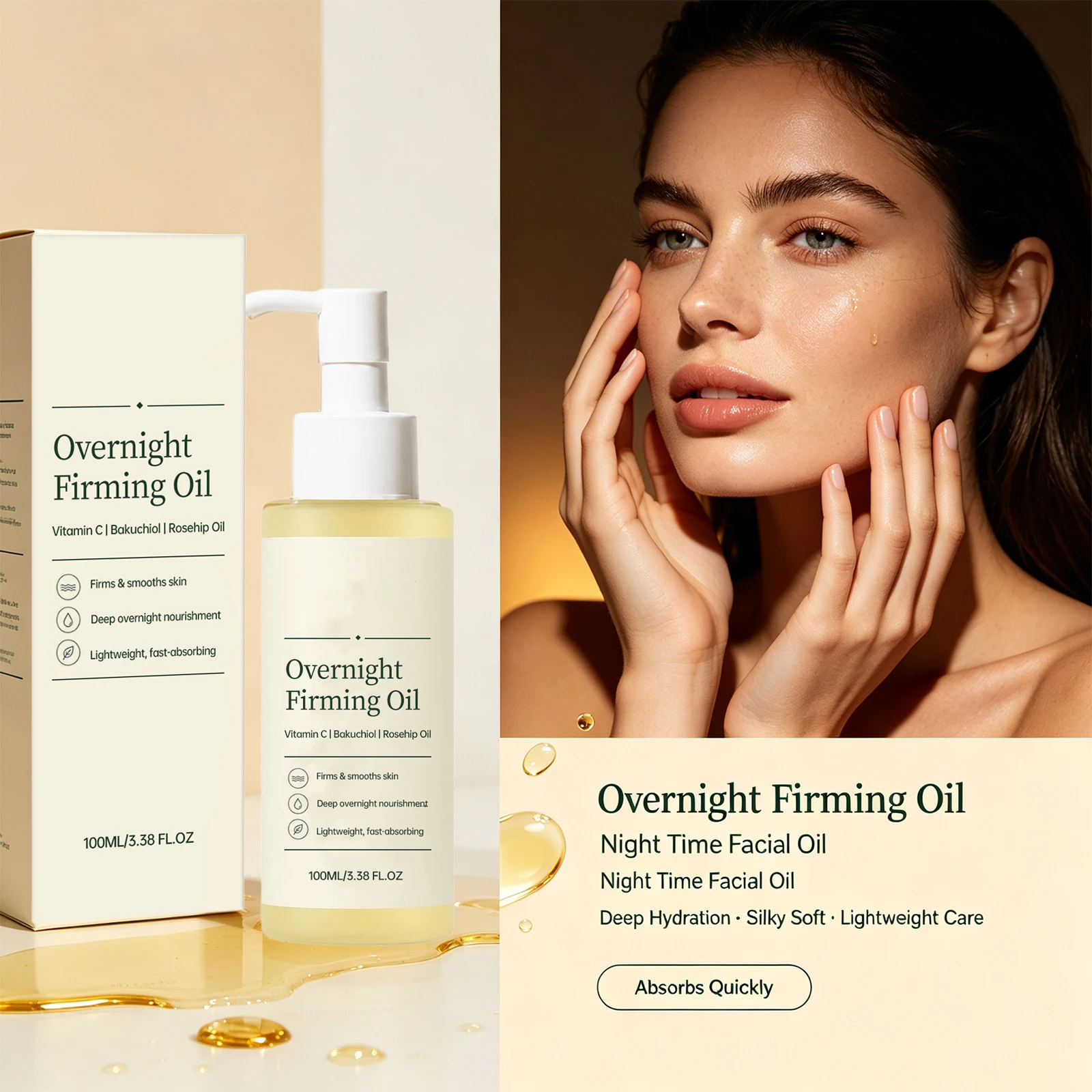 Verstevigende Nachtgezichtsoli - Hair Care Oil Serum recensie en prijs