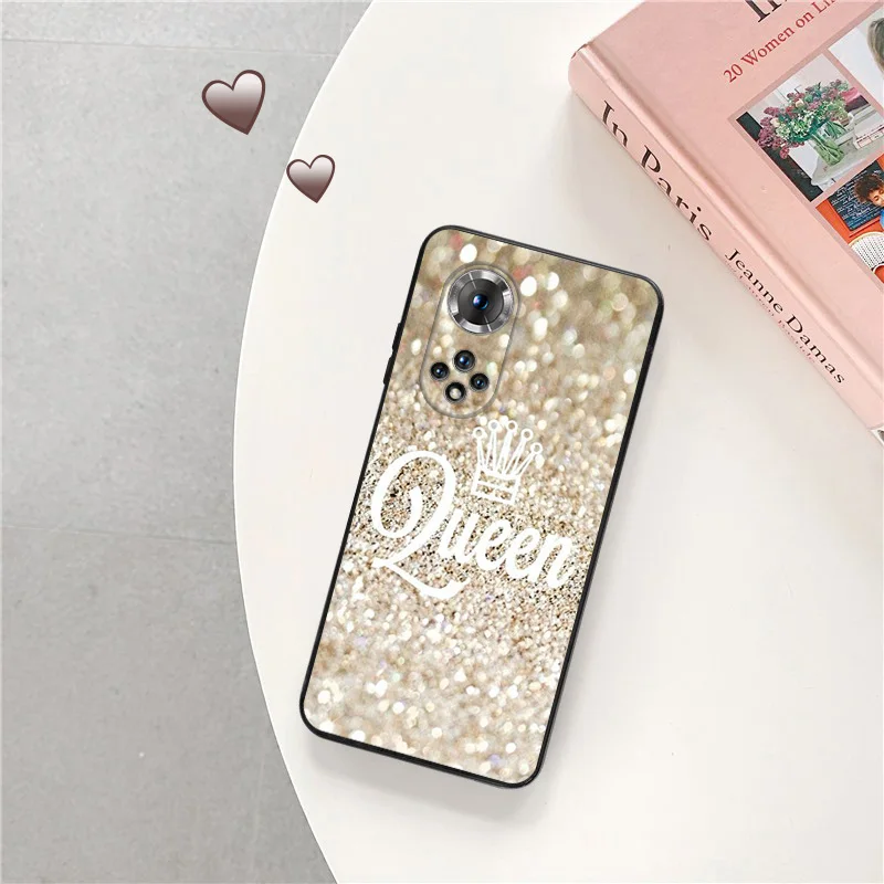 Black Matte Phone Case for Honor X8b X8 X7 X6a X9b 90 70 Magic5 Mermaid Mandala Dreamcatcher Huawei P40 P30 P20 smart Soft Cover