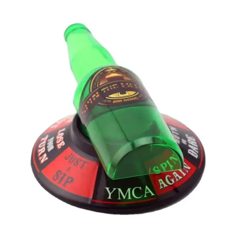 Vertical Rotate Bottle Party Game Spin for Family Nightclub Parties Picnics Camping Fdit Pointer Shot Beer Wine Drinking Toy