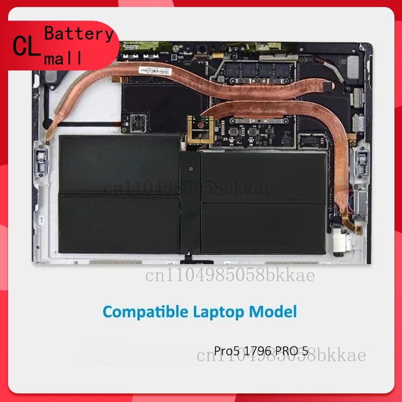 

For Microsoft Surface Pro 5 1796 Pro 6 1807 1809 12.3'' Series Tablet 7.57V 5940mAh DYNM02 G3HTA038H Laptop Battery