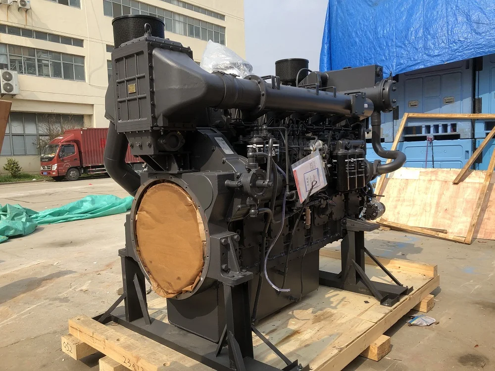 SDEC SC33W880CA2 640kW 870HP 1500rpm Water Cooled Heavy Duty Diesel Boat Engine & Parts For Coastal Cargo Ship And Utility Craft