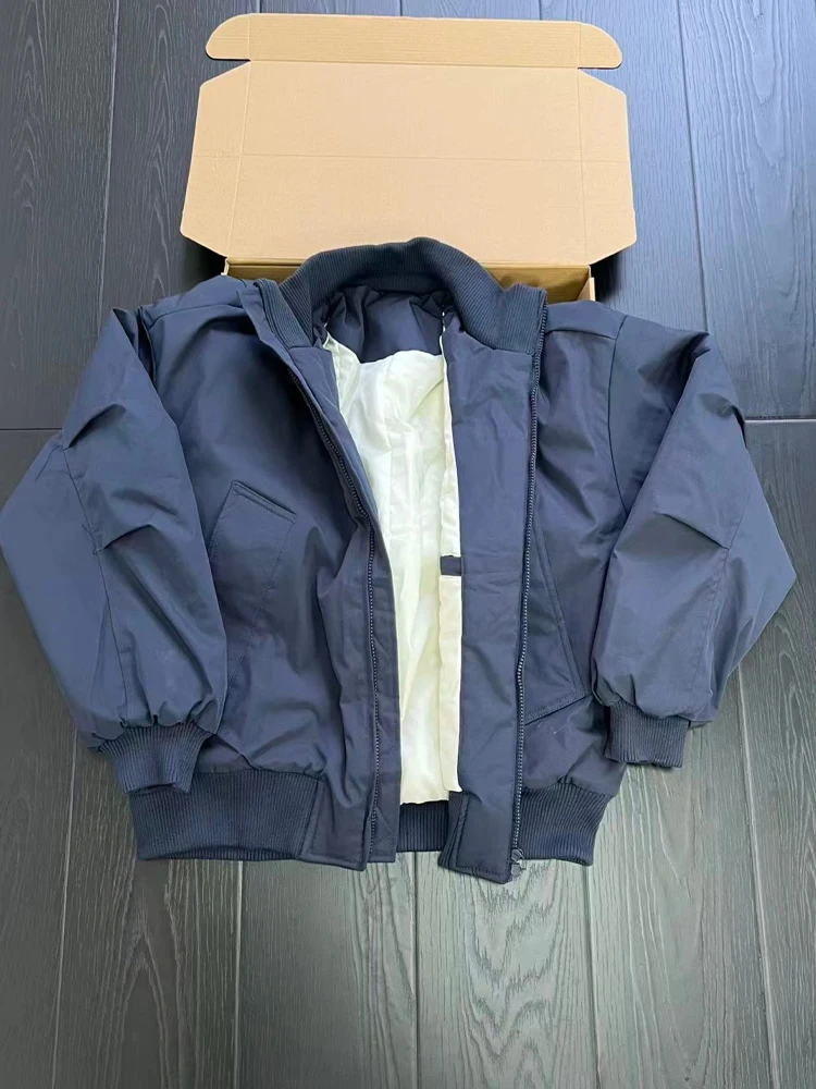 American Sle ort Cotton Jaet Cappotto da uomo autunno inverno Faion Brand High ape oulder Ball Game Cappotto capispalla casual