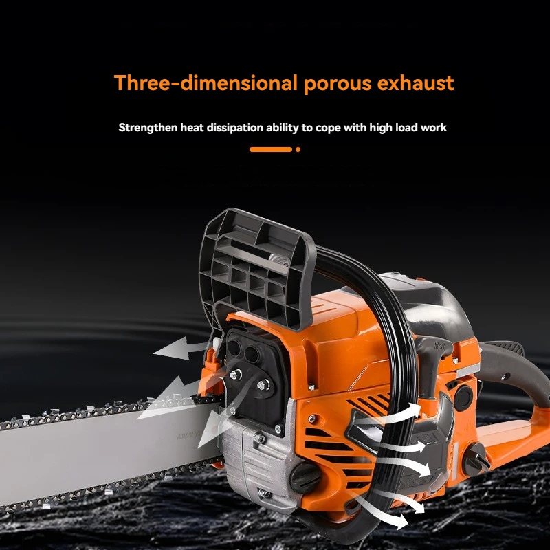 High-Power 2200W 20inch Logging Saw Multi Chain Saw Fuel-Efficient Easy Start Firefighting Chain Saw for Wood Cutting