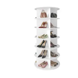 New 2023 popular 360 degree rotary shoe rack shoe cabinet household entrance round corner AliExpress