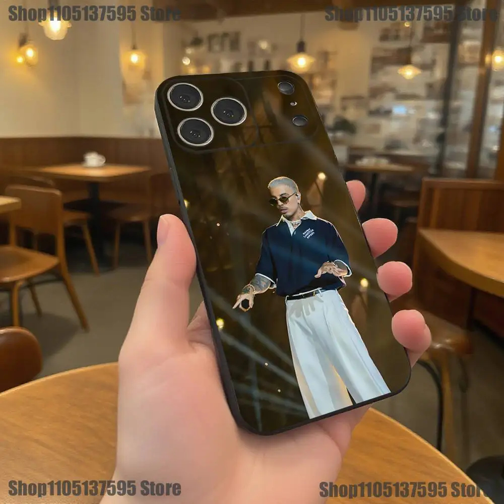 حافظة هاتف Singer R-Rauws A-Alejandro لهاتف iPhone 17,16,15,14,13,12,11,Pro,XS,Max,XR,Plus,E,SE4,Mini Black Soft Cover #6