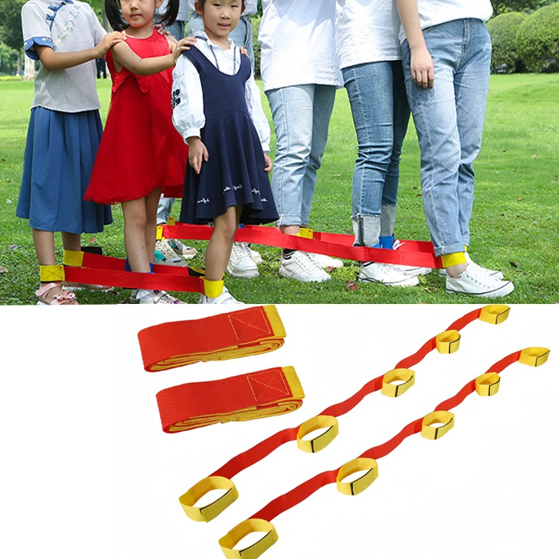 3/4/5/6 people outdoor children's sports toys games giant footstep team cooperation fun sports indoor External team game props