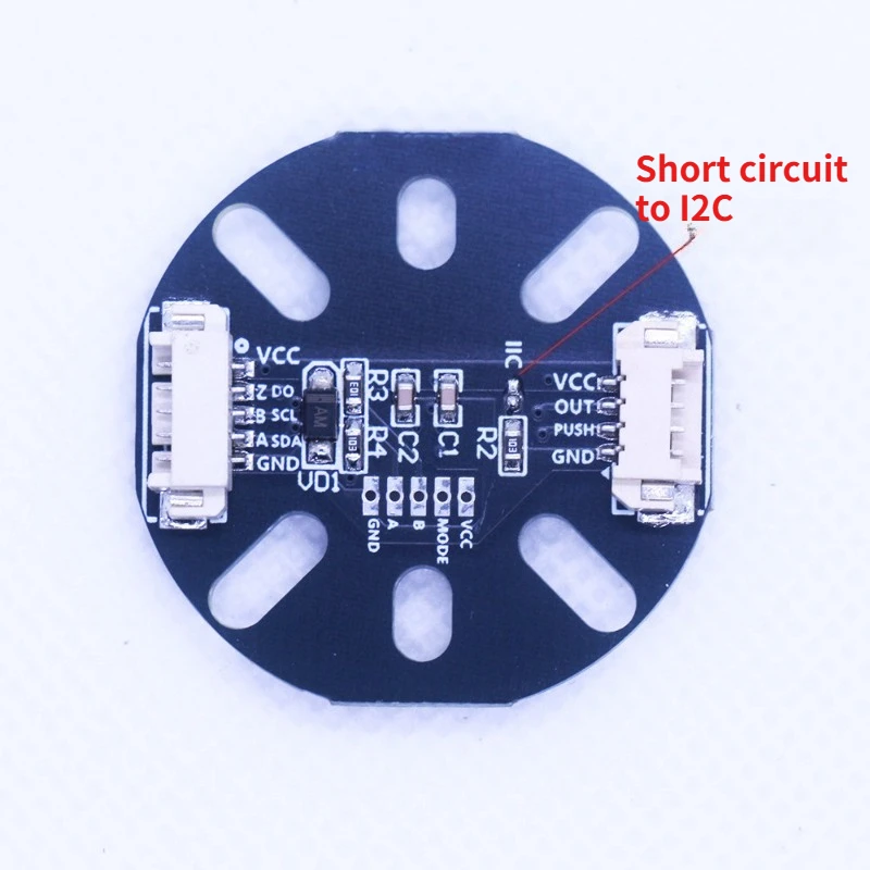 MT6701 Magnetic Encoder Module 14-bit High-precision ABZ Angular Velocity FOC Belt Line and Magnet Porous Device view 3