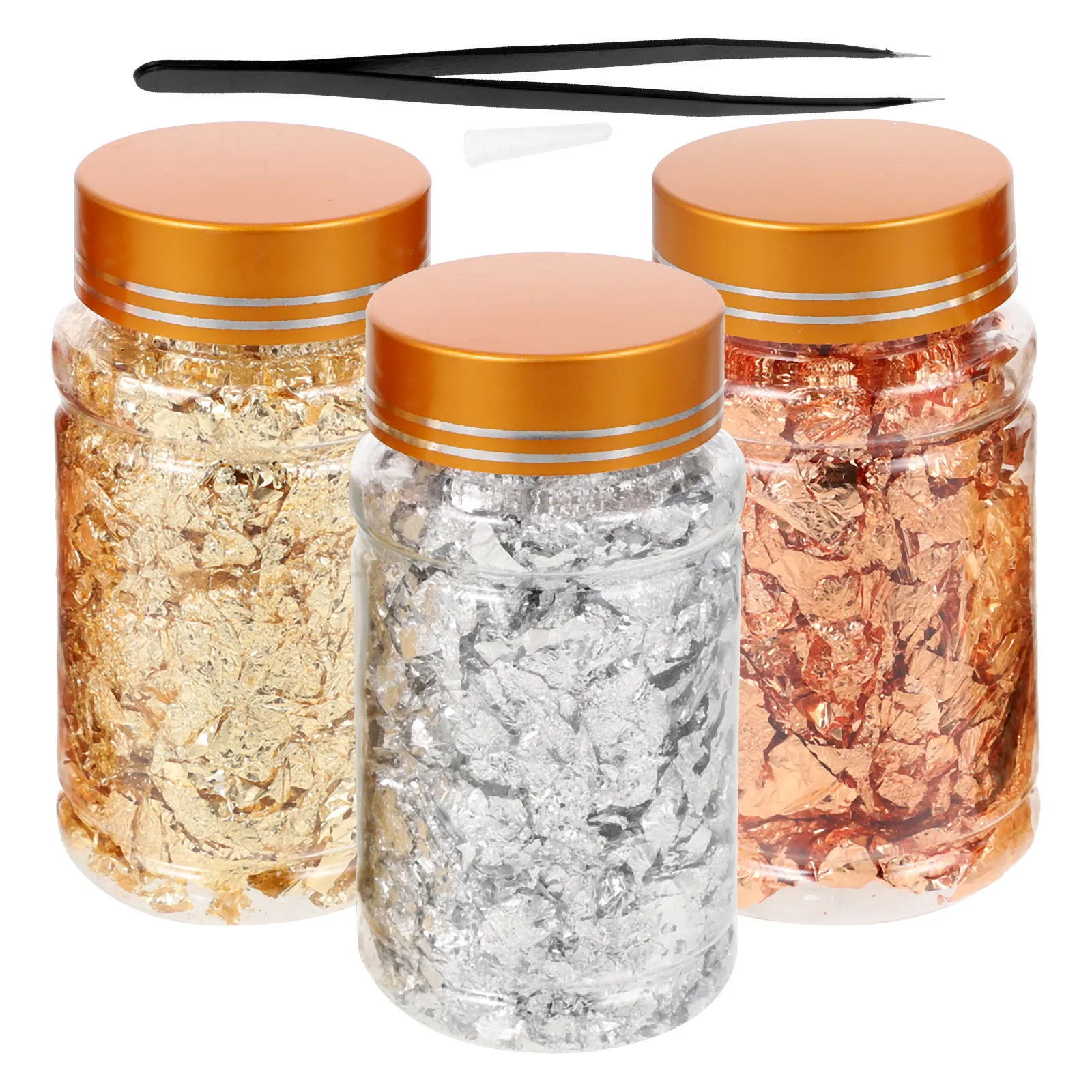 

1Set Nail Art Gold Foils DIY Flake Decor for Manicures Supplies Women Nail Stickers Shiny Attractive Decorations Holiday Party