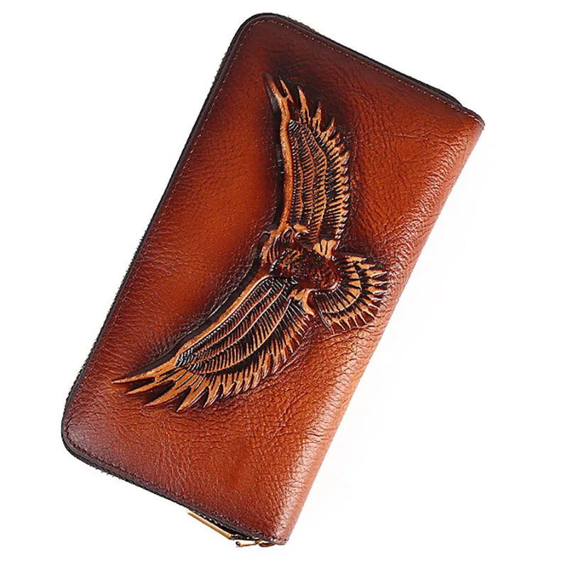 

Большая сумка-кошелек из натуральной кожи для мужчин и женщин, новинка 2025 года, первый слой коровьей кожи, кошелек с RFID-держателем для карт, клатч, ручная сумка