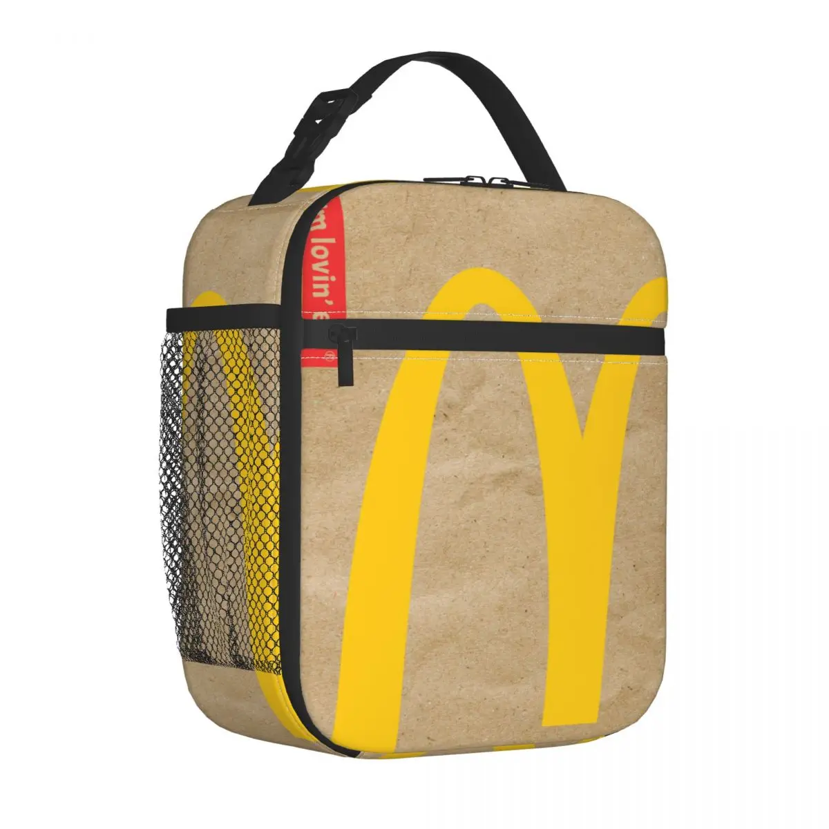 McDonald Accessories Insulated Lunch Tote Bag For Picnic Food Container Portable Thermal Cooler Lunch Box