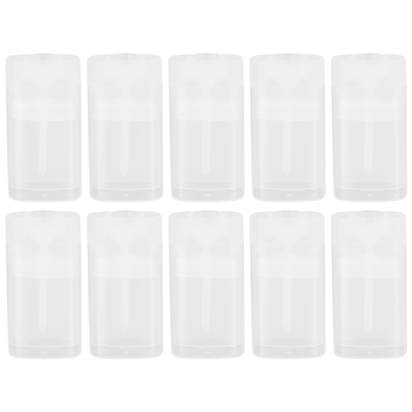 10 Pcs Deodorant Bottle Containers Cream Sub Multipurpose Storage Plastic Abs Cosmetics