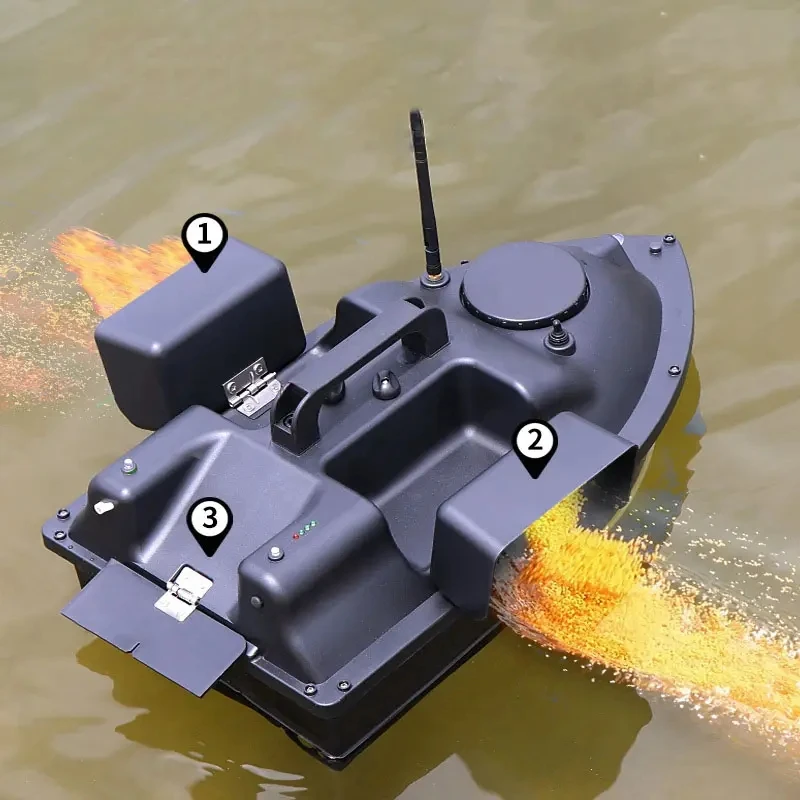 Waterproof 500m High Speed Radio Control GPS Carp Bait Boat Fishing Bait Boat