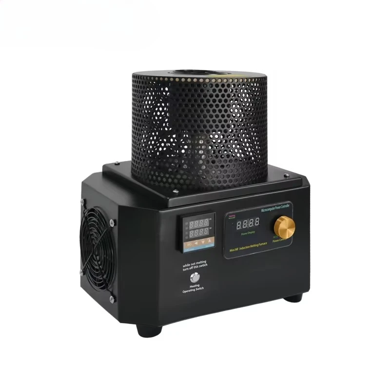 Mini 5000W Gold Smelter Furnace Temperature Controller Used for Metal Pump Manufacturing Core Motor Mini Gold Melting Machine