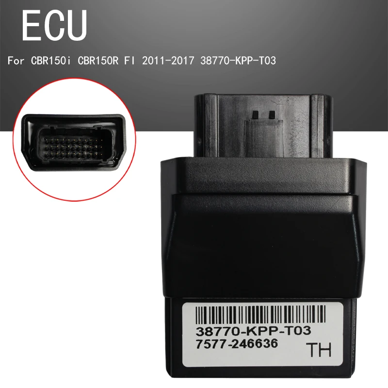 

Engine Control Unit ECU ECM 39-Pin PGM-FI Module 38770-KPP-T03 For CBR150i CBR150R FI 2011-2017