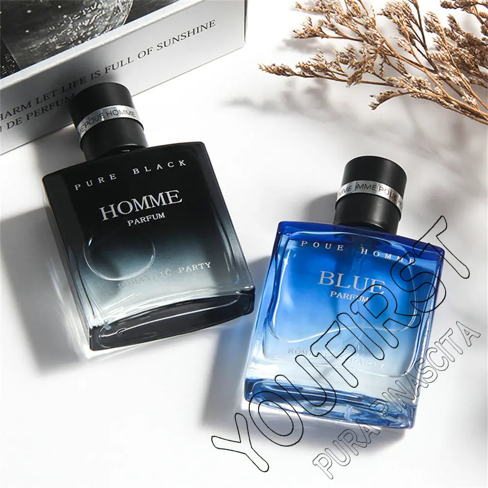 Fascination Man Perfume Gift Box 2pcs Set 60ml Men Perfumes Hombres Originales Fresh Fragrance Spray Cologne Scent Parfums Homme