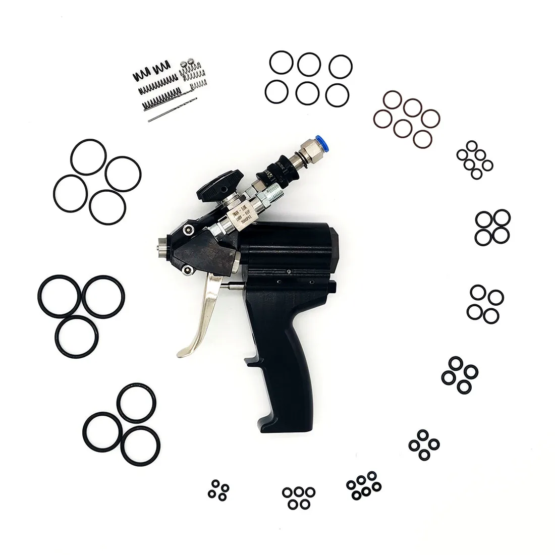 Polyurethane Spray Gun Self Cleaning With Accessory Kit High Quality for Thermal insulation and sound insulation