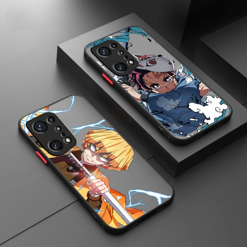 Japanese Anime D-emon S-layers For OPPO Reno 8T 7SE 6Z 5Z 4F Pro Plus Lite 4G 5G Frosted Translucent Phone Case