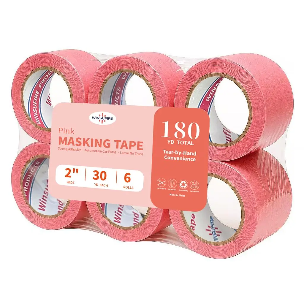 

Colored Masking Tape, Colored Painters Tape for Arts and Crafts, Spray Painting, Masking and tection,Art Supplies for