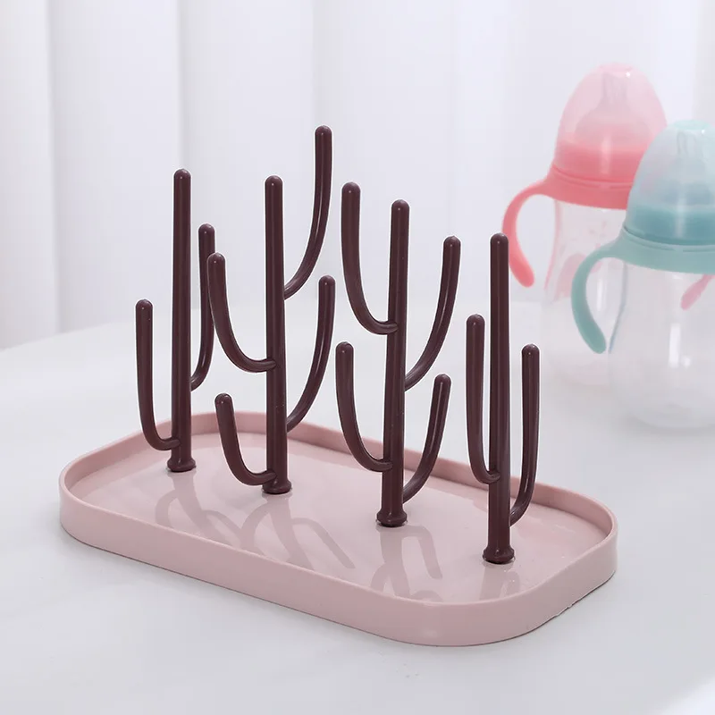 Baby Feeding Bottle Drain Rack Nipple Feeding Cup Holder Storage Drying Rack Cleaning Dryer Drainer Storage Drying Rack