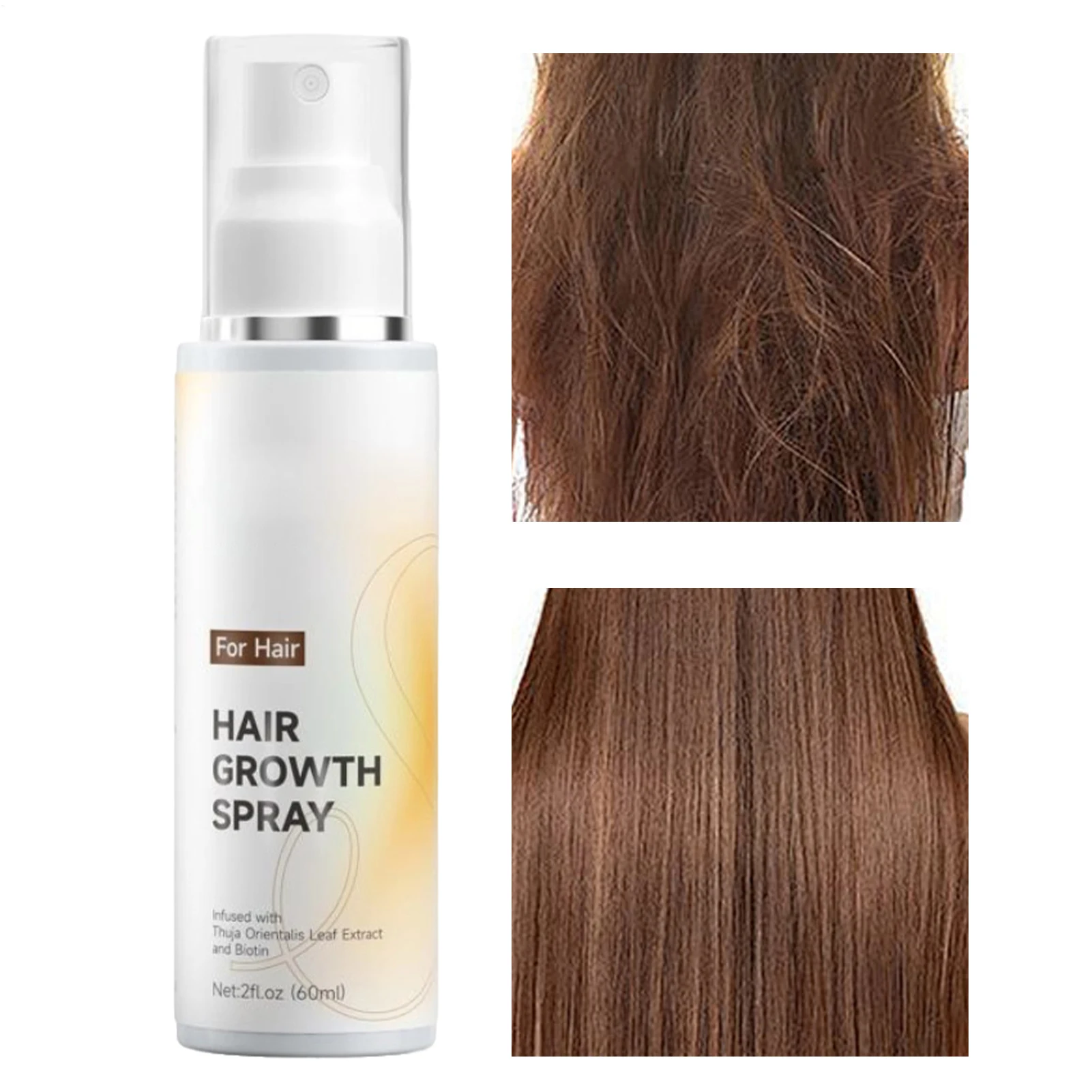 Hair Scalp Care Spraying 60ml Hair Growth Spray Thickening Anti-Loss Liquid Fuller For Thinning Fine Damaged Shedding Dry Hairs view 6