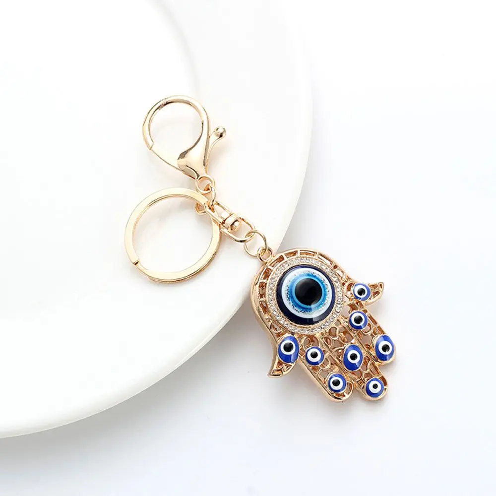 Charms Amulet Evil Eye Fashion Jewelry Turkish Evil Eye Palms Shape Car Pendant Auto Accessories Car Ornaments Car Keychain