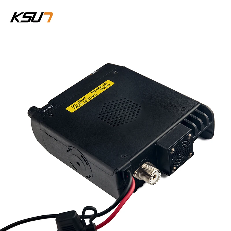 KSUN TFSI Shortwave Walkie Talkie Radio Receiver HF Transceiver AM FM SSB 27MHz CB-100 Base Station CB Car Radio for Truck Car