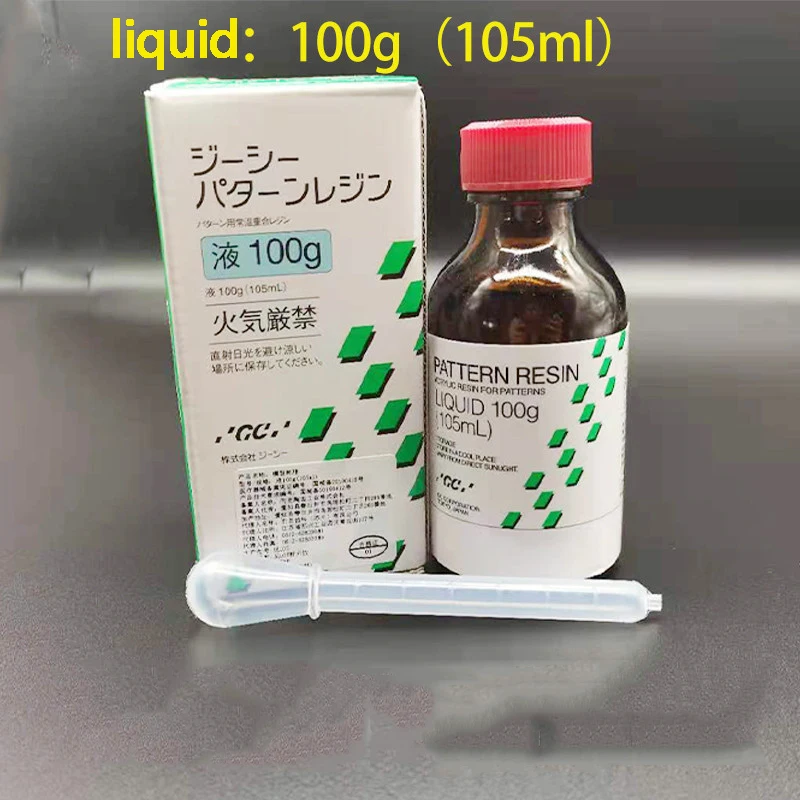 Original GC Denture Reline Material Dental Pattern Acrylic Resin Powder Self Cure Soft Liner Liquid Tissue Conditioner