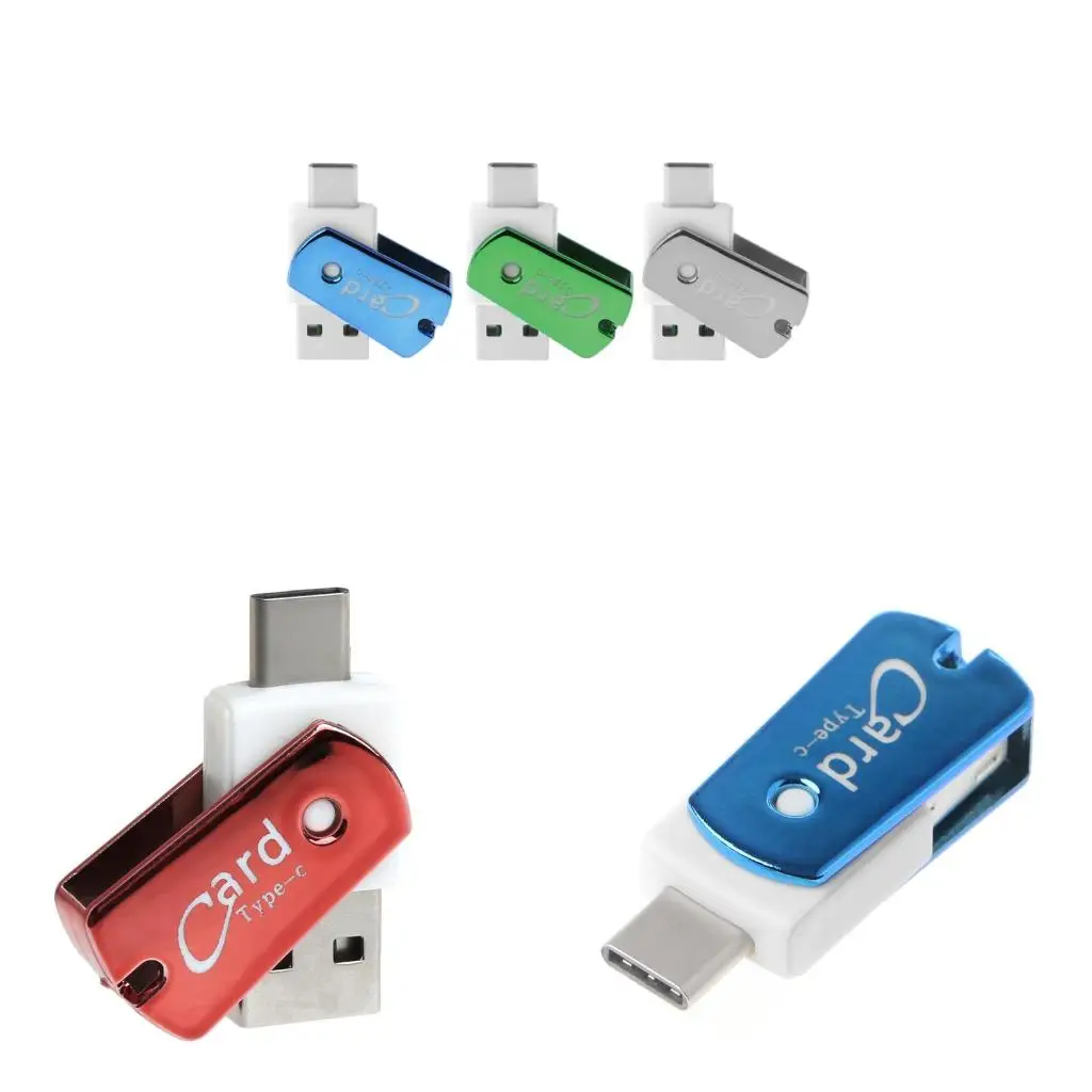 

USB-устройство для чтения флэш-карт OTG Адаптер USB 3.1 Type C для устройства чтения карт TF