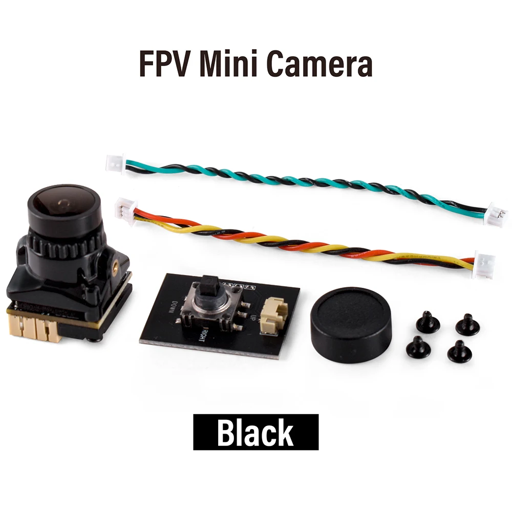 9IMOD FPV Camera 1800TVL 5MP 2.1mm 1/8 inch Starlight Sensor 5V-40V NTSC/PAL with OSD Internal for RC FPV Racing Drone DIY Parts