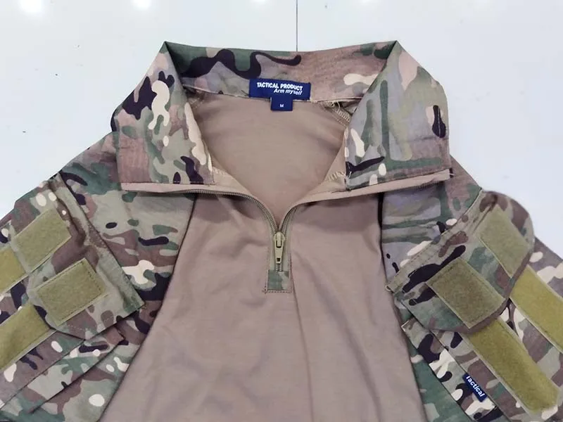 G3 Anzug GEN3 Taktische Multi-Cam-Anzüge MC MultiCam CP Arbeitskleidung Trainings- Wander- Jagdhosen Cargohosen Kampfhemden Oberteil – Detail 7