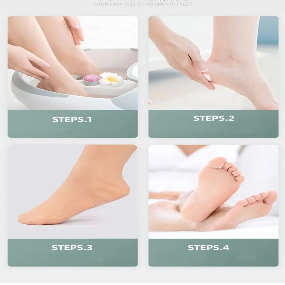 SEBS Silicone Silicone Moisturizing Socks Anti Cracking Soft and Comfortable Anti Cracking Socks For Foot Protection Skin Pink