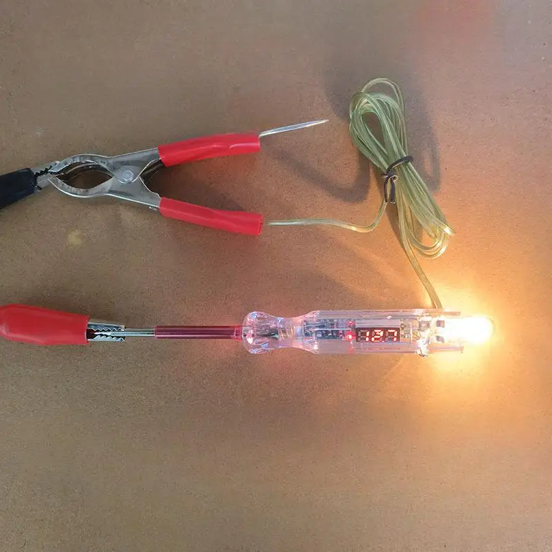 NEW 6V-36V Electrical Voltage Tester Pen Probe Lamp Dual-color LED Light Auto Car Light Circuit Tester Auto Circuit Repair Tools