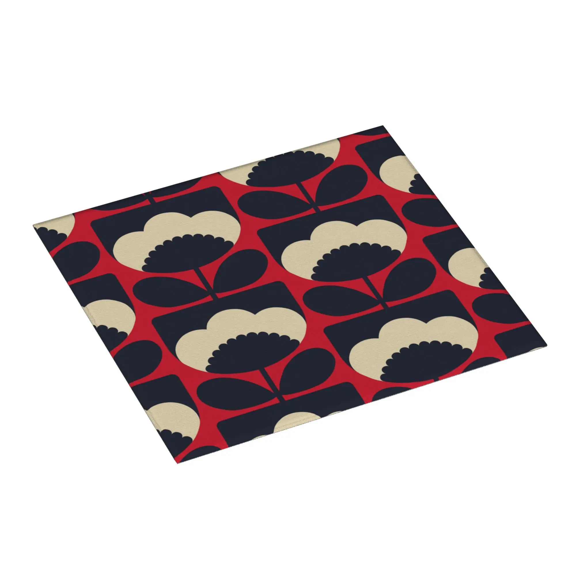 Orla Kiely Flower Style Non‑Slip Waterproof Absorbent Barware Tableware Oil Proof Reusable Bathroom Drying Mat For Kitchen