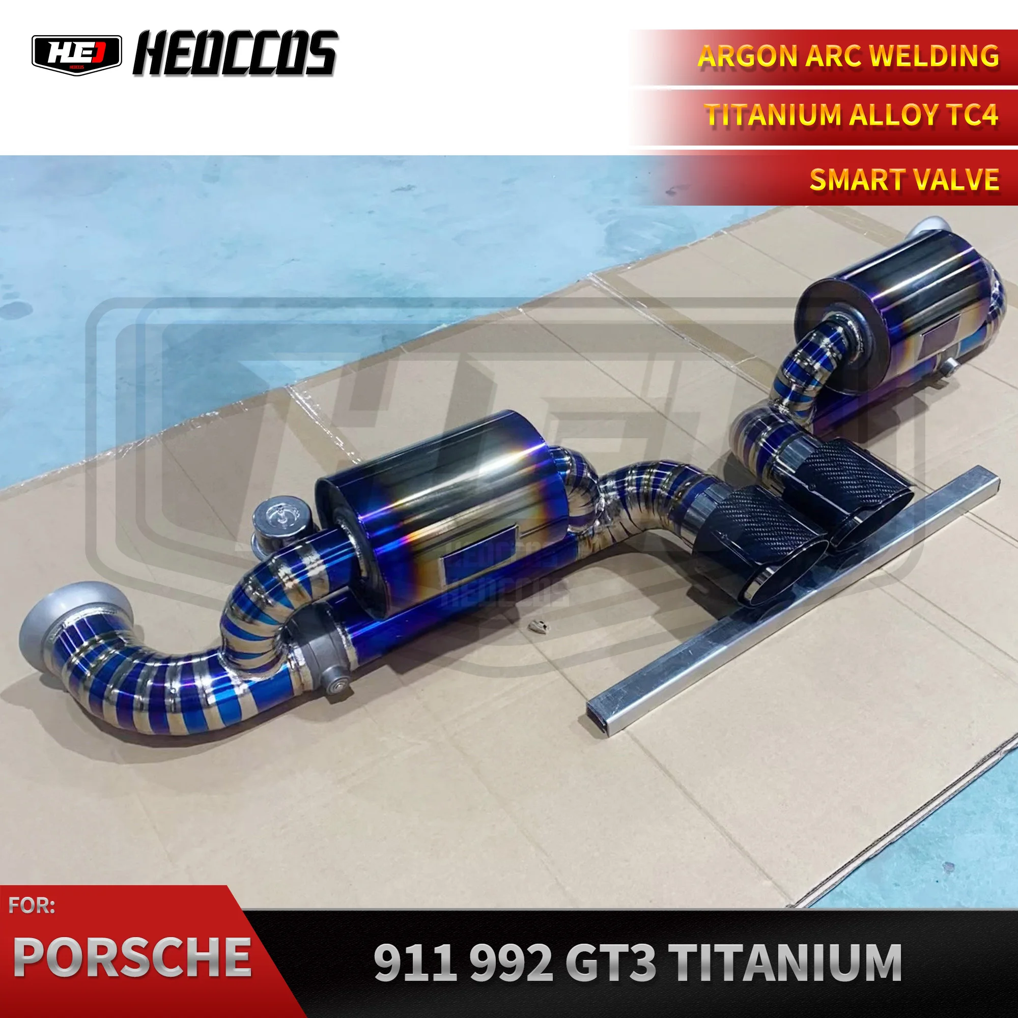 

HEO Catback Exhaust System For Porsche 911 991.2 GT3 Exhaust Downpipe Titanium Alloy Catback