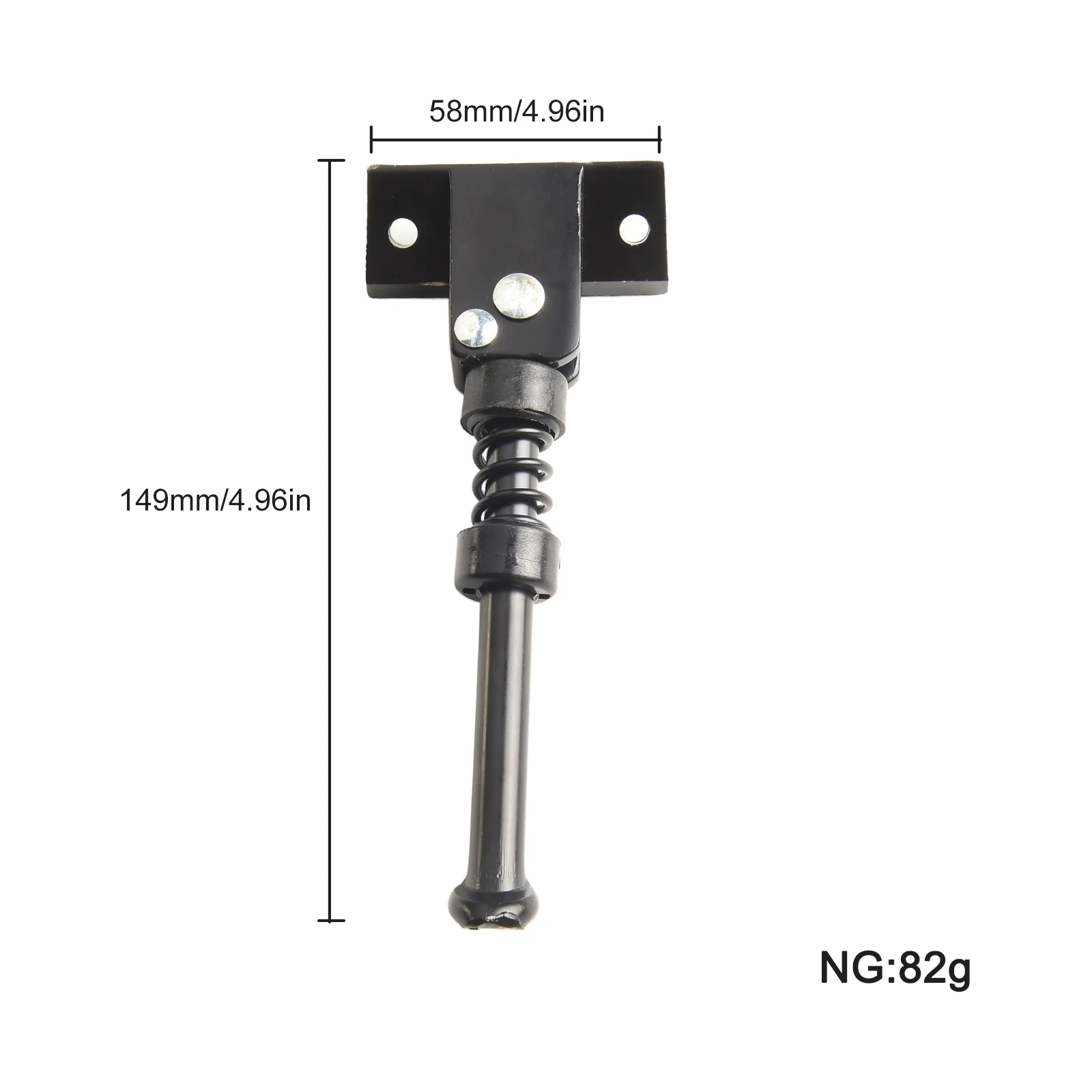 Electric Scooter Foot Bracket 14.9x5.8cm Metal Extended Parking Kickstand For SmartGyro E-bike Parking Rack Accessories
