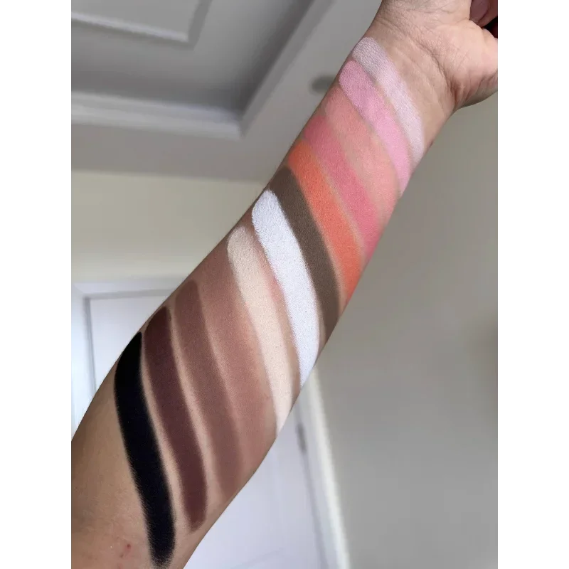 Anthemy Backlight Butterfly 12-Color All Matte Eye Shadow Palette Long-Lasting Eye Shadow Palette Waterproof Makeup Cosmetics