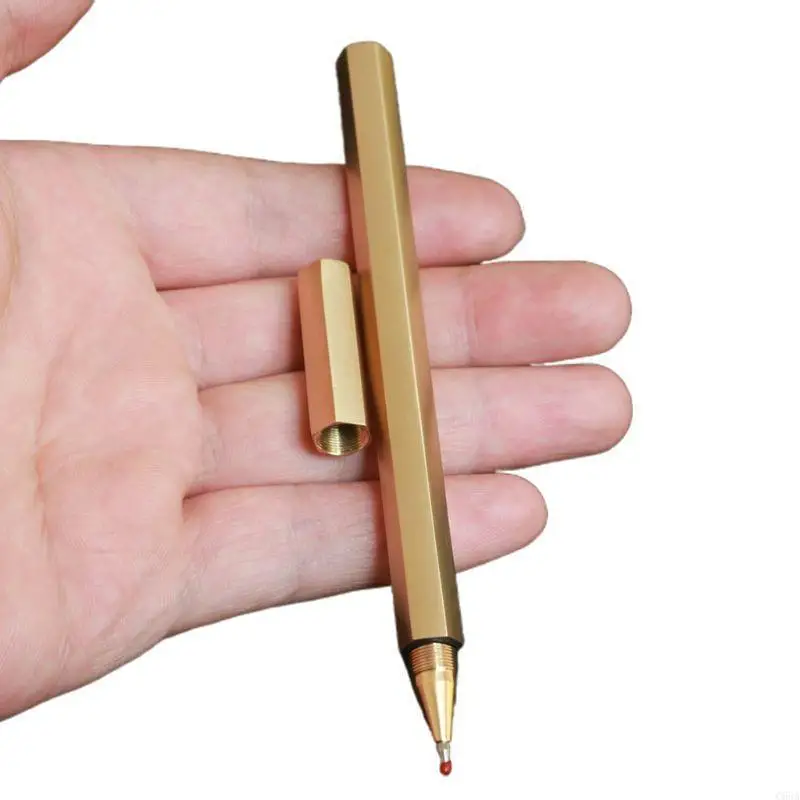 C63A Fashion Bolella Pen Gel Pight Fine Point Hexagon para Shell Smooth Write 0.5m