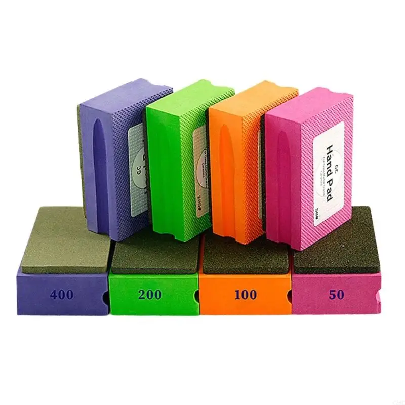 Carborundum Hand Poslish Pads Carborundum Sanding Pads 50/100/200/400 Схлинка шлифовального блока.