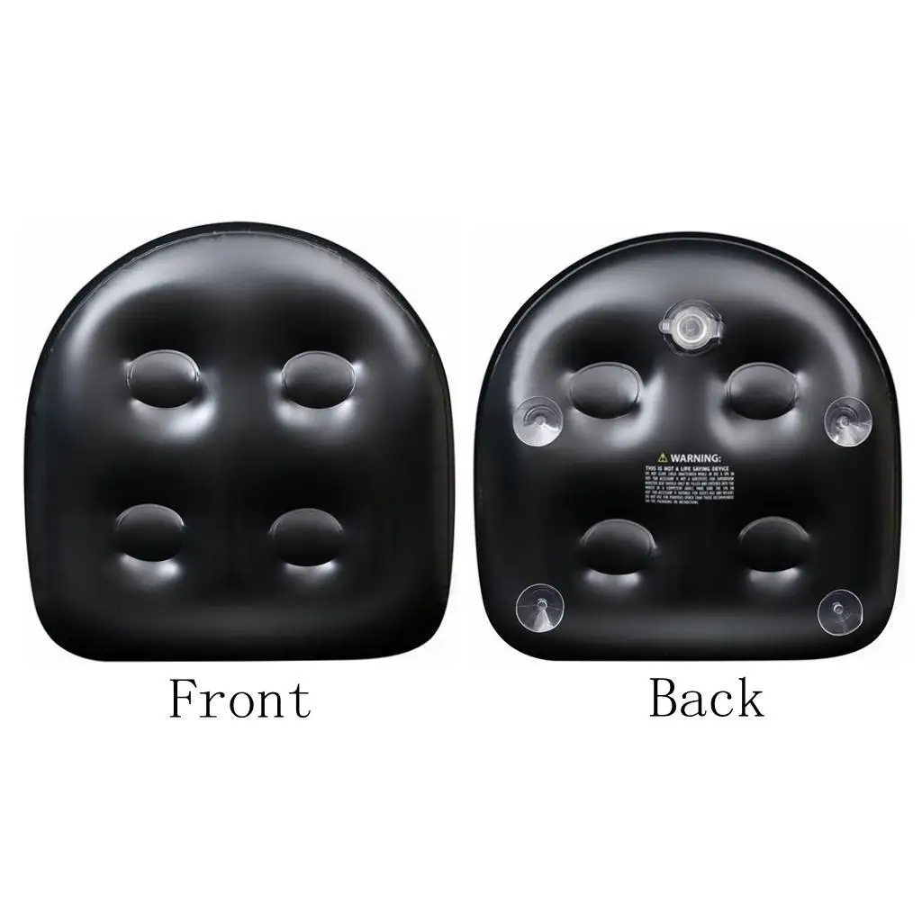 Spa Booster Seat Pad Inflatable Hot Tub Pillow Cushion Black