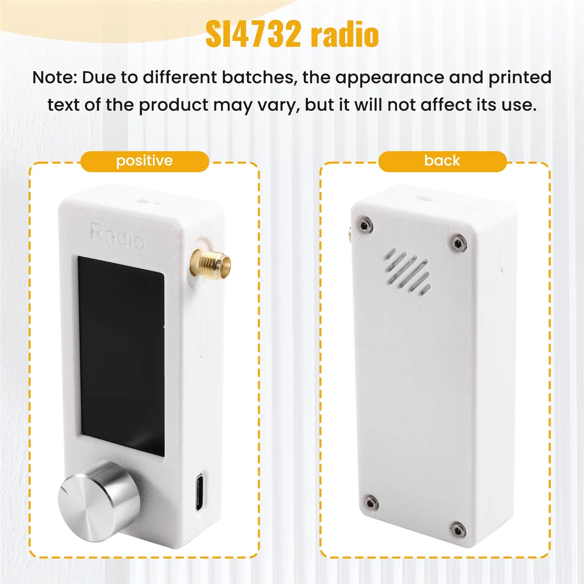 

10Khz-180Mhz SMA Interface Mini Loop Antenna Pocket Size SI4732 Radio, Receiver,Mini Radio LSB USB AM FM Mini Radio,A